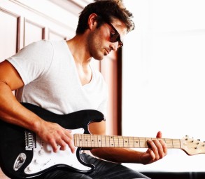 Guy Playing Guitar