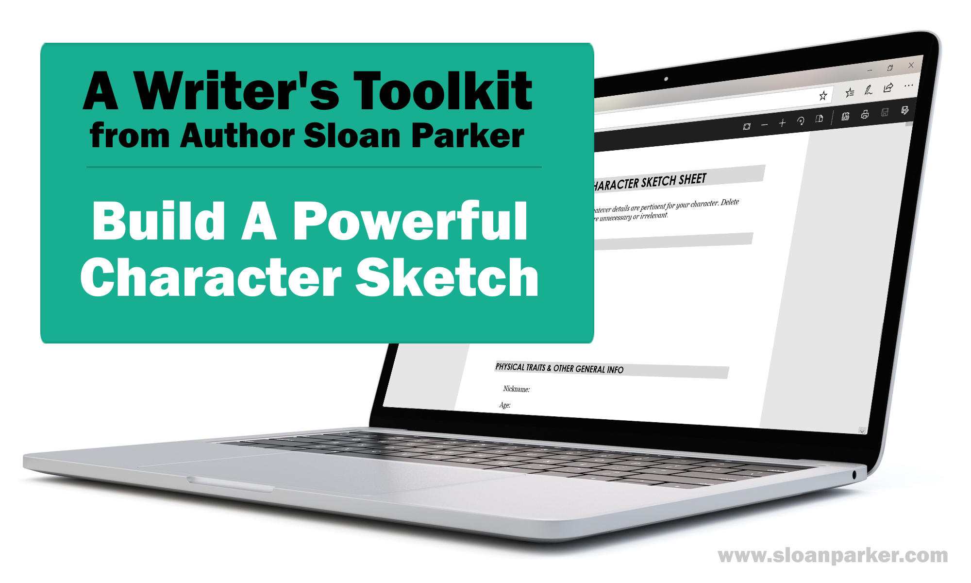 Character Tracking Worksheet for Writers